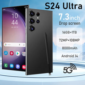 Version Internationale S24 Ultra 7 Pouces 120Hz 50M 16+1Go <span class=keywords><strong>Android</strong></span> 13 Téléphones Mobiles Support de Voiture Objectifs d'Appareil Photo Téléphone <span class=keywords><strong>Incassable</strong></span> - Product Image 2