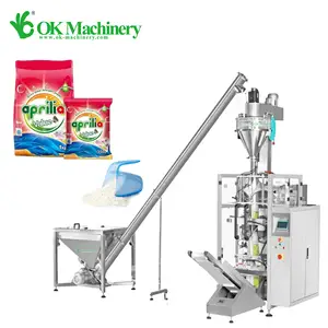 BK50-047 otomatis berat 1kg 2kg 5kg deterjen bubuk tas kemasan mesin untuk bubuk sabun kemasan bubuk cuci