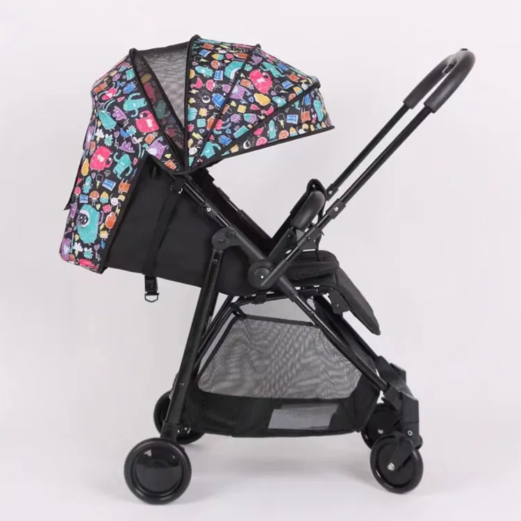 Multifunktions-Leicht gewicht 3 in 1 Luxus OEM Custom ized Travel Home Usage Faltbarer Buggy Kinderwagen