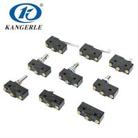 Interrupteur à levier à charnière courte Chinakel Z-15GW22-B, micro-interrupteur de fin de course haute sensibilité, sécurité IP67, 250V 16A, plastique, auto/électrique