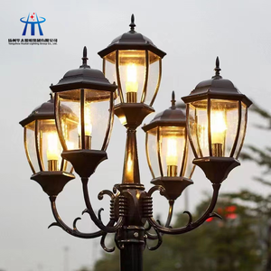 Đèn chiếu sáng sân vườn ngoài trời kiểu mới bằng nhôm kiểu Victoria châu Âu 2m 3m 4m - Product Image 4