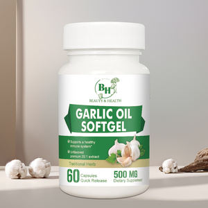 Píldoras de gel blando de aceite de ajo más vendidas, soporte antioxidante natural, suplemento de bienestar diario para inmunidad de estilo de vida activo - Product Image 4