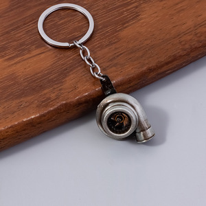 Porte-clés Rétro Turbo - Breloque Turbine Rotative en Alliage de <span class=keywords><strong>Zinc</strong></span>, Support de Clés Pièce Auto pour Hommes - Product Image 4