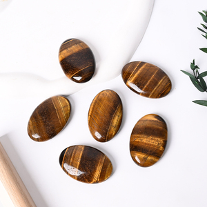 Pierre de méditation en œil de tigre de haute qualité, en cristal, vente en gros, pour la guérison et la méditation - Product Image 5