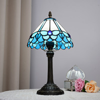   Lampe de table, lampe de chevet en verre teinté, design papillon, lampe de lecture pour la maison, hôtel, décoration, lampe de table vintage nordique