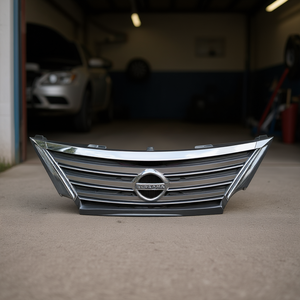 Griglia Anteriore Cromata per Nissan Sentra 2013-2015, Ricambio, Nuovo Accessorio Carrozzeria Auto, Vestibilità Precisa, Finitura Durevole - Product Image 2