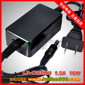 Adaptador de corriente de 12V 1.5A para grabadora Hikvision NVR, salida CC, cable de 1M, fuente de alimentación de vigilancia con certificación 3C - Product Image 2