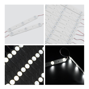 โมดูลไฟ LED แบบแท่ง รุ่นใหม่ IP67 125lm/w กำลังสูง 3W ความสว่างสูง 2835 12V สีเดียว 180 องศา 20 ชิ้น/เส้น - Product Image 5