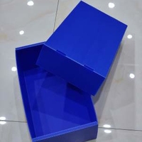 PP ondulé boîte corflute en plastique creux polypropylène feuille de carton conteneur Coroplast boîte de rangement