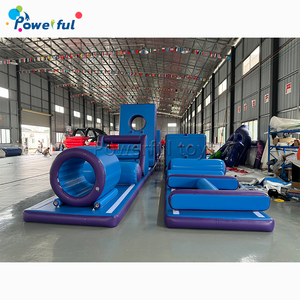 Pista <span class=keywords><strong>de</strong></span> Obstáculos Inflable <span class=keywords><strong>de</strong></span> Doble Carril, Pista <span class=keywords><strong>de</strong></span> Aire para <span class=keywords><strong>Parkour</strong></span>, Bloques Ninja para Niños, para Jugar/Entrenar - Product Image 2