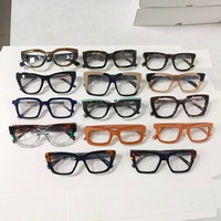 Montures optiques en acétate tendance, styles durables et élégants, liquidation de stock, vente promotionnelle, montures en acétate haut de gamme, lunettes