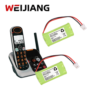 Batteria Ricaricabile Ni-MH <span class=keywords><strong>AA</strong></span> 800mAh 2.4V OEM ODM, Pacco Batterie Nichel-Metallo Idruro per Telefono Cordless con Connettore Personalizzato - Product Image 3