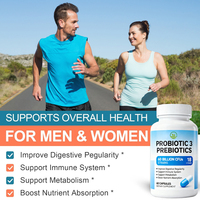 Capsules de probiotiques de marque propre OEM/ODM pour soutenir le bien-être général, favoriser le métabolisme, la digestion et le système immunitaire chez l'adulte, certifiées HALAL