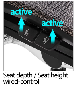 Chaise de bureau ergonomique de haute qualité avec appui-tête réglable de soutien lombaire et usine de contrôle de fil-Chaise de patron vendue directement - Product Image 5