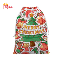 Sacs cadeaux en toile pour noël, sac décoratif bon marché, nouvelle collection