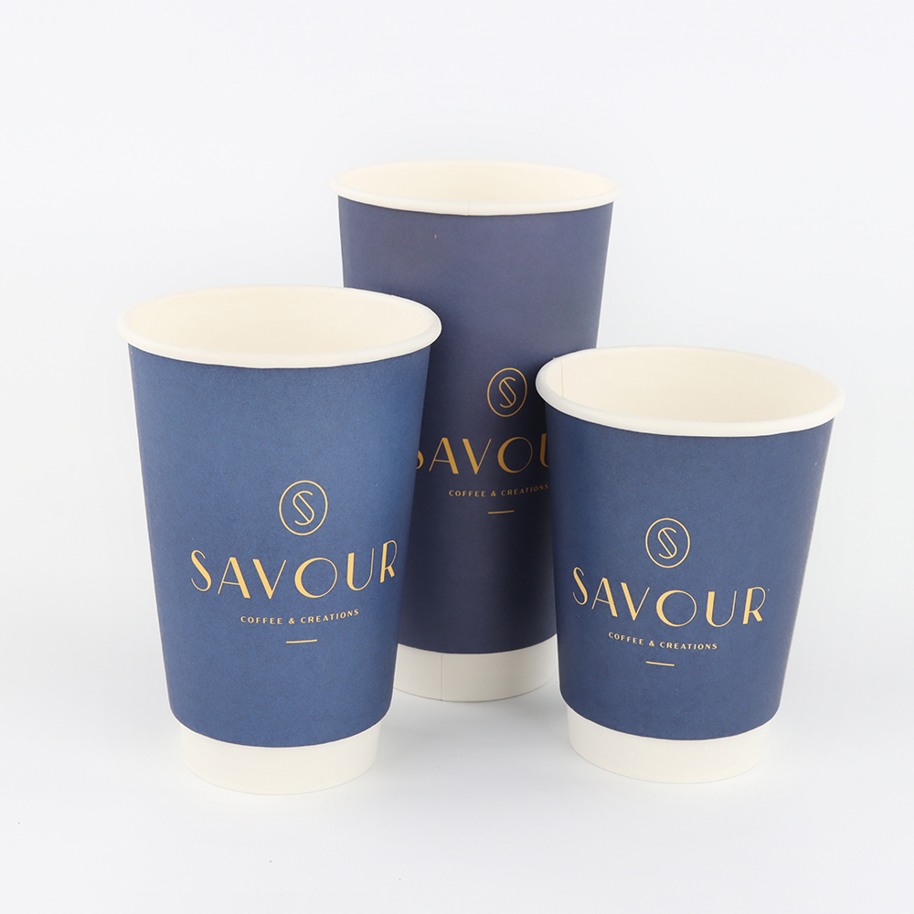 High Quality Biodegradable Double Wall Paper Coffee Cup Custom Printing Logo