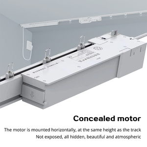 Nhà Thông Minh tùy chỉnh Rèm Cửa điện với điều khiển từ xa và theo dõi Rèm điện với đèn LED - Product Image 5