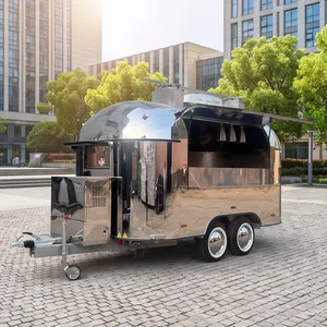 Chariot de nourriture électrique en acier inoxydable pour les affaires, chariot de nourriture mobile pour les voyages en famille avec certification CE - Product Image 1