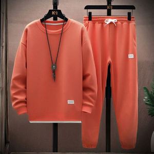 ชุดเซ็ตสองชิ้นลายวาฟเฟิลสำหรับผู้ชาย ขายดี รุ่น I-0577 เสื้อแขนยาว กางเกงขายาวทรงหลวม สวมใส่สบาย เหมาะกับฤดูร้อน เป็นมิตรต่อสิ่งแวดล้อม สินค้ามาใหม่ - Product Image 1
