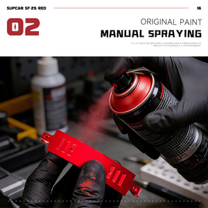 MK6024 per SF-25 Auto da Corsa in Plastica ABS Rosso Brillante, Blocchi da Costruzione a Particelle Piccole, Giocattolo per Bambini - Product Image 4