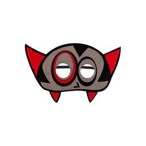 MÁSCARA DE VAMPIRO DE FILOTE DE VARIOS COLORES PARA NIÑOS - Product Image 1