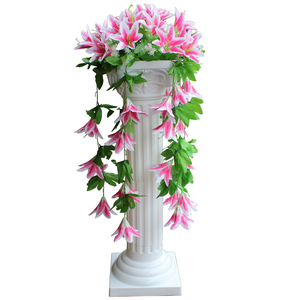 CAWELL 2024 Venta caliente barato al por mayor flores artificiales planta falsa evento decoración ramo funerario corona funeraria - Product Image 6