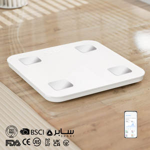 فريد من نوعه ، بالزجاج المقسى 5 ، اتصال لاسلكي كهربائي ، مقياس وزن الجسم ، حمام حقيقي - Product Image 2