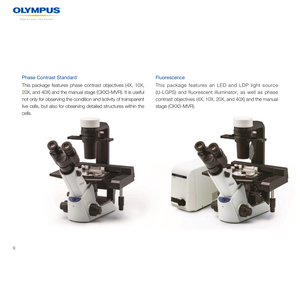 Olympus CKX53 Biological <strong>Inverted</strong> <strong>Microscope</strong> 4K Camera Touch Screen Display LED Illumination IP67 Rating Manual Focus 1 Year - Product Image 4