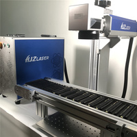 Printer Laser pipa Pvc tipe terbang, mesin penanda pipa Pvc kecepatan tinggi dengan harga agen