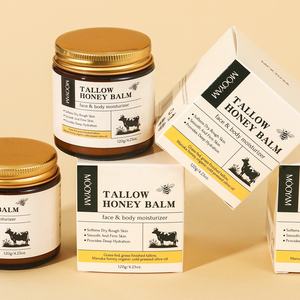 Private Label Rindertalg Balsam Hautpflege Feuchtigkeitscreme Bio Aufgeschlagener Rindertalg Balsam mit Manuka Honig Feuchtigkeitscreme - Product Image 3