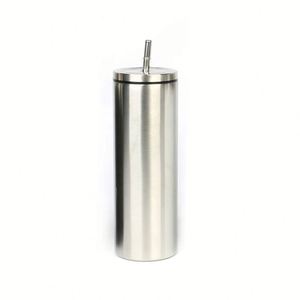 Gobelet isotherme en acier inoxydable de 600 ml à double usage pour voiture et extérieur avec paille droite - Product Image 6