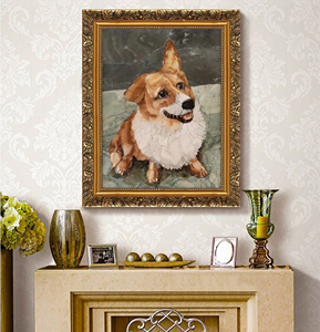 Handmade DIY Animal Paintings Oil Tableaux Et Art Mural 3d Tiles for Craft Wall Ceramic TamaQ15 Animal Paintings TamaQ15 TamaQ15 - Product Image 1
