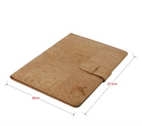 Carpeta de conferencia de corcho con logotipo personalizado: conjunto de regalo de lujo para ejecutivos, ideal para eventos