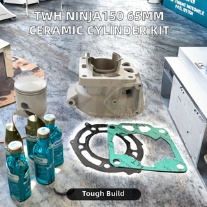 Kit de Cilindro Cerámico para Motocicleta TWH Ninja150, 1 Cilindro, 65MM, 16PIN, Nuevo, Refrigerado por Aire, <span class=keywords><strong>KAWASAKI</strong></span>, <span class=keywords><strong>4</strong></span> Tiempos, Encendido CDI - Product Image 3
