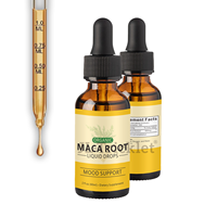 JULONG OEM Gouttes liquides de racine de maca Compléments à base de plantes Bouteille de goutte de maca noire Soutien de l'équilibre hormonal, de l'humeur, de l'énergie et de la forme physique