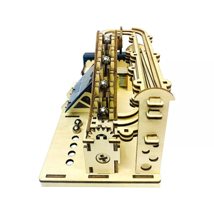 IIECREATE solaire marbre course course bricolage jouet Kit <span class=keywords><strong>3D</strong></span> en bois <span class=keywords><strong>Puzzle</strong></span> labyrinthe boule assemblage <span class=keywords><strong>Puzzle</strong></span> éducatif pour unisexe enfants 5 7 ans - Product Image 5