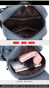 Wholesale Fashion Women <b>Backpack</b> for Teenage Girls <b>School</b> Bags <b>Large</b> Zipper <b>Backpacks</b> High Quality PU Leather Bag - Product Image 4