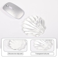Tapis de souris de jeu en silicone transparent avec impression personnalisée Kelida Conch, repose-poignet, utilisation à domicile ou au bureau, 109x104mm
