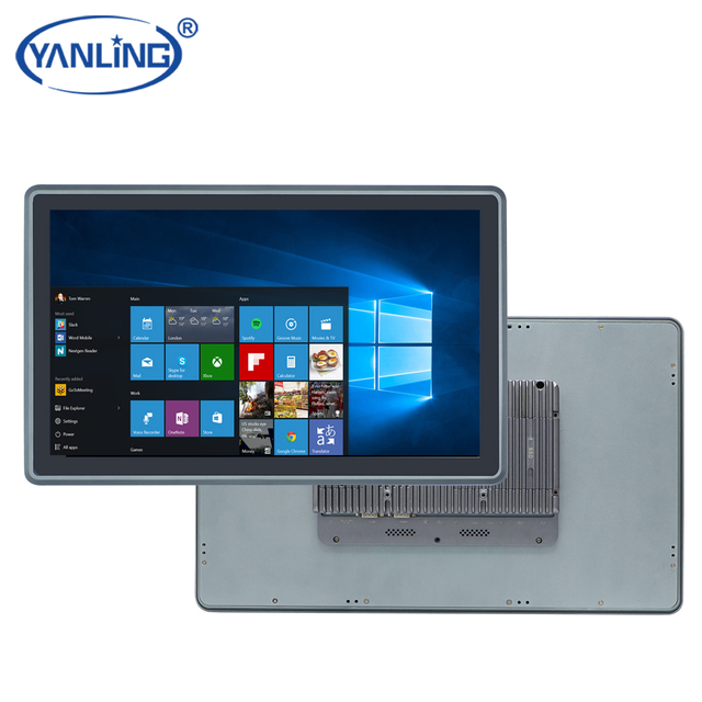 Good Manufacturer's Industrial Panel PC with Core I5 8260U Quad Linux Single Board Computer Supports Dual COMs in Stock