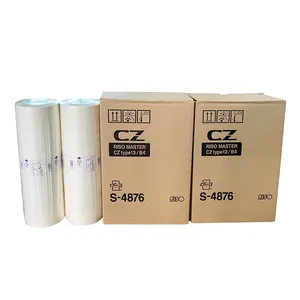 Ocbestjet Odm S-7608 S-4876 Dx2430 Inkt Master Papier Roll Film Voor Riso S-7608 CZ-100 CZ-180 Printer