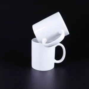 Unique Products to Sell Online 11oz Sublimation Breakfast Cups 350ML Warm Cute Ceramic Coffee Easy to Stir Mug Cup Ceramic