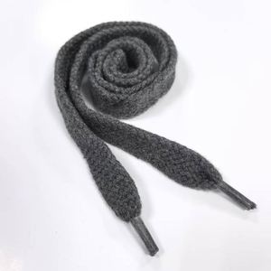 Cordones Planos de Algodón 100% Gris de Color Sólido para Gorros y Suéteres, Personalizables, Venta Directa de Fábrica - Product Image 3
