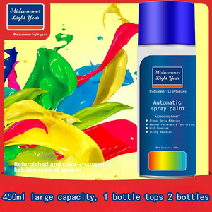 Pintura en <span class=keywords><strong>Aerosol</strong></span> Automotriz, Color Negro Lacado con Efecto Cromo, Bomba Manual, Pintura Metálica en <span class=keywords><strong>Aerosol</strong></span> de Gran Capacidad, Venta al Por Mayor - Product Image 3