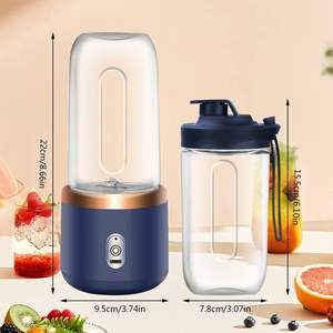 Licuadora y Extractor de Jugos Inalámbrico USB Recargable, Portátil, Mini, para Frutas y Smoothies, Venta al Por Mayor - Product Image 5