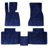 Toptan Jingfan Özel Bej Dirsekli İplik Polyester Elyaf 12mm 3 Parçalı Araba Paspası Tam Seti Land Rover Range Rover için