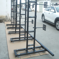 Vente chaude Activités de performance en plein air Meuble de télévision portable moderne en aluminium LED Support mural au sol treillis