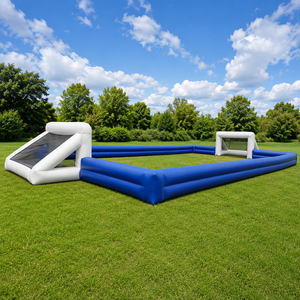 Terrain de volley-ball et de football gonflable durable pour usage commercial extérieur, en PVC, <span class=keywords><strong>grande</strong></span> <span class=keywords><strong>surface</strong></span> de jeu pour les fêtes - Product Image 1