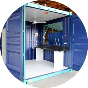 Nieuwe Ontwerpen Op Grote Schaal Gebruikt 15m2 Prefab Bar Prefab Huis Modulaire Kleine Container Huis