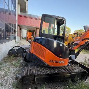 Precio barato en stock Excavadora usada Máquina sobre orugas Hitachi ZAXIS 50U Venta en Shanghai de China - Product Image 4