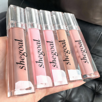 Vente en gros de gloss à lèvres mat longue tenue, logo OEM personnalisé, différents styles de tubes à lèvres, emballage extérieur personnalisé, rouge à lèvres à haute pigmentation